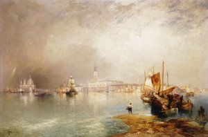 Venetië, 1905 door Thomas Moran
