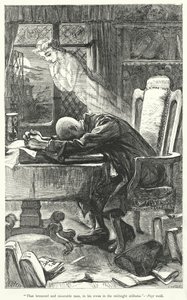 Illustratie voor het leven van Jonathan Swift door Thomas Morten