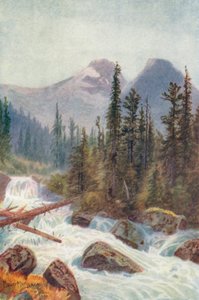 Glacier Crest, Illecillewaet (kleurenlitho)