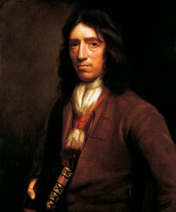 Portret van William Dampier (1651-1715) Brits omzeiler, hydrograaf, maritiem handelaar, piraat en boekanier, door Thomas Murray, schilderij, c. 1698