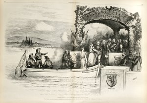 Internationaal recht - De betere weg..., 1874 door Thomas Nast