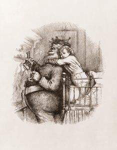 Kerstman door Thomas Nast, c.1892
