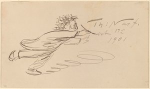 Handtekening, "TH. Nast, 17 Okt. 1901" door Thomas Nast