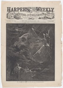 De "Internationalisten" moeten de wereld één millennium maken - (Chaos) door Thomas Nast