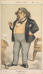Vanity Fair: Staatsman, Nr. 113 De Massieve Grief, 1872 door Thomas Nast