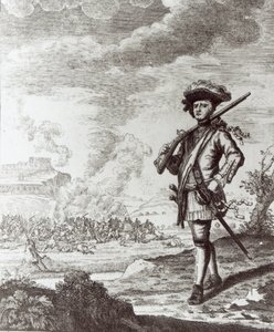 Kapitein Henry Morgan bij de plundering van Panama in 1671, ca. 1734