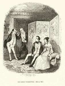 Illustratie voor Valentine Vox (gravure) door Thomas Onwhyn