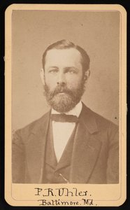 Portret van Philip Reese Uhler 1835-1913 door Thomas P Varley