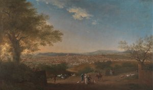 Een panoramisch uitzicht op Florence vanaf Bellosguardo