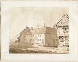 Abbots Bromley Almshouses door Thomas Peploe Wood