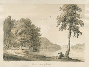 Biddulph Moor - De Bruidsstenen door Thomas Peploe Wood