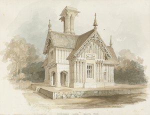 Blithfield - Lodge in Bagot Park door Thomas Peploe Wood