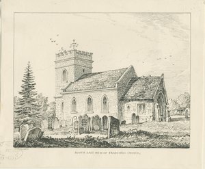 Fradswell Kerk door Thomas Peploe Wood