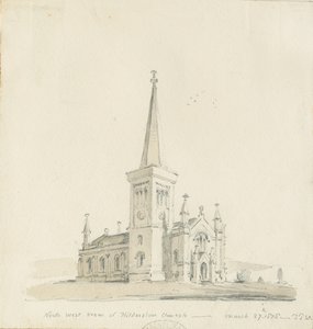 Hilderstone Kerk door Thomas Peploe Wood