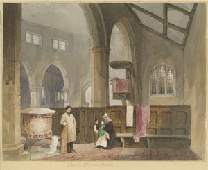 Interieur van Standon Kerk