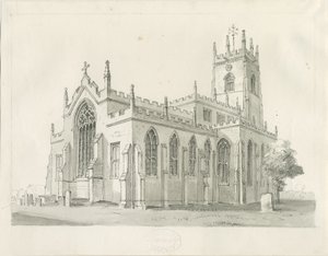 Penkridge Kerk door Thomas Peploe Wood