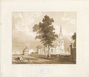 Rolleston Kerk door Thomas Peploe Wood