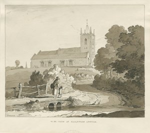 Seighford Kerk door Thomas Peploe Wood