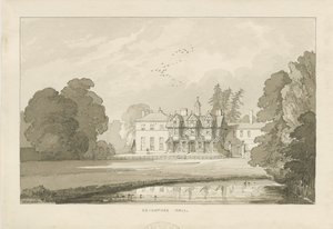Seighford Hall door Thomas Peploe Wood
