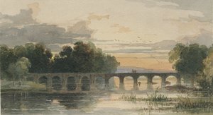 Shugborough Brug door Thomas Peploe Wood