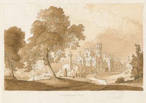 "Thickbroom Hall" [Manley Hall] door Thomas Peploe Wood