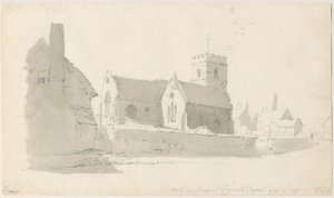Trysull Kerk door Thomas Peploe Wood