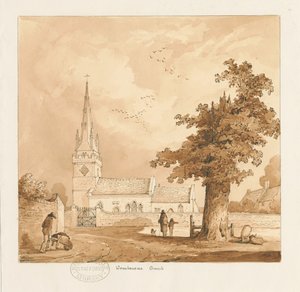Wombourne Kerk door Thomas Peploe Wood