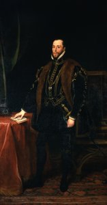 Een historisch portret van Thomas, 7e Graaf van Northumberland door Thomas Phillips