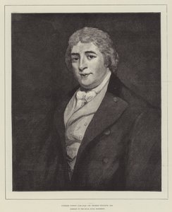 Charles Dibdin (1745-1814), Portret in de Royal Naval Exhibition