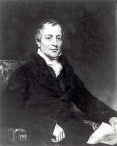 Portret van David Ricardo (1772-1823) gegraveerd door Thomas Hodgetts door Thomas Phillips