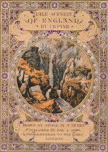 Frontispice voor Lake Scenery of England door J. B. Pyne, 1850s
