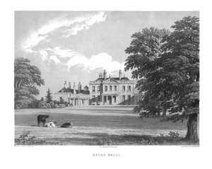Upton House, midden 19e eeuw door Thomas Picken