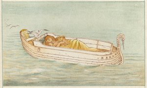 Danaë en Perseus door Thomas Ralph Spence