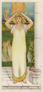 Danaë verlangt naar de terugkeer van Perseus door Thomas Ralph Spence