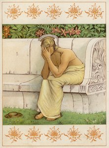 Perseus huilt nadat hij Akrisios heeft gedood door Thomas Ralph Spence