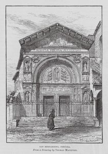 San Bernardino, Perugia door Thomas Robert Macquoid