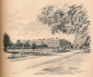 De Tuinfronten van Hampton Court Palace, 1902