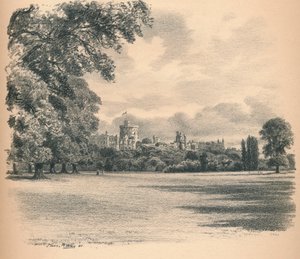 Windsor Castle vanuit het Home Park