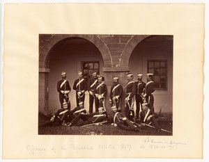 Officieren van de Fifeshire Militie Artillerie door Thomas Rodger