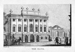 De Bank of England, City of London door Thomas Rothwell