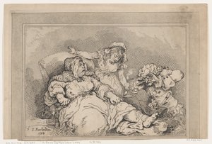 Een Koppelaarster op haar Laatste Benen, 1792