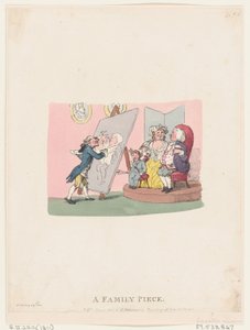 Een familieportret, gepubliceerd 1803 latere heruitgave