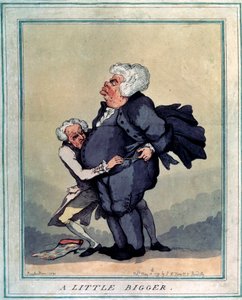 Een beetje groter, 1791 door Thomas Rowlandson