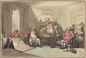 Een Militie Bijeenkomst door Thomas Rowlandson