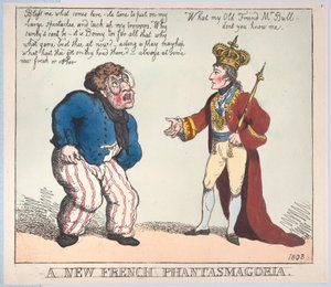 Een nieuwe Franse phantasmagorie, 1803 door Thomas Rowlandson