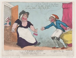 Een parodie op Milton, 1807 door Thomas Rowlandson