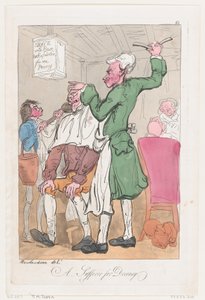 Een Lijder voor Fatsoen door Thomas Rowlandson