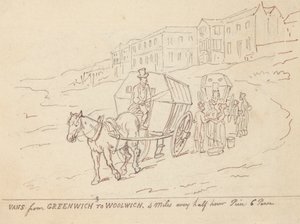 Albumtekening door Thomas Rowlandson