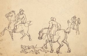 Albumtekening door Thomas Rowlandson