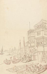 Albumtekening door Thomas Rowlandson